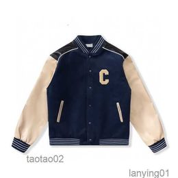 2023 Mens Designer Jacket Men Coats Jacke Baseball Uniform Letter c Embroidery Pu Leather Comfortable Pearl Clasp Fashion Men's0ay6ksx66fxe