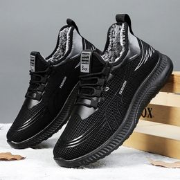 Dress Shoes Winter Men Boots Fashion Waterproof Snow for Couple Comfortable Soft Bottom Platform Zapatillas Hombre 230322