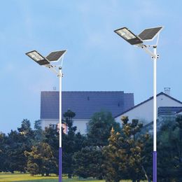 Solar Lamps Outdoor Security LED Flood Light Remote Control IP67 Waterproof Street Lamp Yard Parking Lot Park Garden Basketball Court Pathway Farms usastar