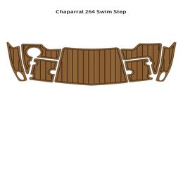 Chaparral 264 Swim Step Platform Boat EVA Foam Faux Teak Deck Floor Pad Mat Self Backing Ahesive SeaDek Gatorstep Style Floor