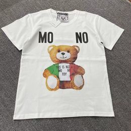 Italy Brands Comfort Colours T Shirts Plush Bear Letter Graphic Print Leisure Fashion Durable Quality Couple Designer Black White Mens Womans Clothing Tee Tops c2