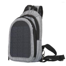 Outdoor Bags HAWEEL Solar Power Backpack Camping Hiking Panel Charging Travel Cycling School Bag