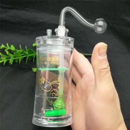 Yipin acrylic snuff bottle Glass bongs Oil Burner Glass Water Pipes Oil Rigs Smoking