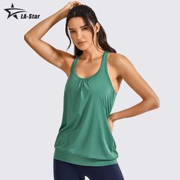 Camisoles Tanks Women's Tank Top Active Racerba Aletic Sports Tshirt Long Yoga Crop Z0322