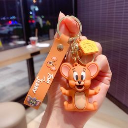 Fashion Cartoon keychain Mobile Phone Charm cute anime keychain ring bag hanging decoration car pendant birthday gift mobile phone pendant