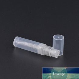 2ML/2G Clear Refillable Spray Empty Bottle Small Round Plastic Mini Atomizer Travel Cosmetic Make-up Container For Perfume