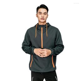 Gym Clothing Sweater Men's Fall/winter Jacket Pullover Hooded Fashion Loose Large Size Sports Leisure Long-sleeved Sweatshirt Hoodie