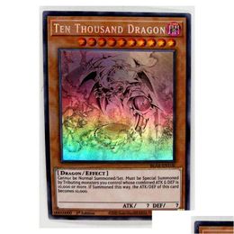 Card Games Yu Gi Oh 10000Ser Ten Thousand Dragon French German Diy Colorf Toys Hobbies Hobby Collectibles Game Collection Cards Drop Dhaj9