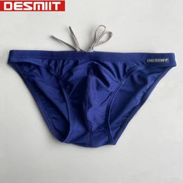 Men's Swimwear Desmiit Swimwear Mens Swim Briefs Sexy Bikini Swimming Trunks For Man Mini Swimsuit Gay Shorts Beach Zwembroek Heren Slips Sunga 230322