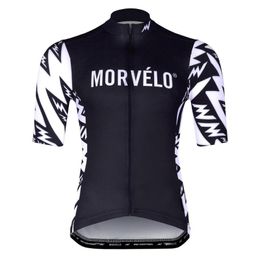 Racing Jackets 2023 MORVELO M14 Only Top Jersey Summer Short Sleeve Ropa Ciclismo Clothing Maillot With Power Band