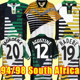 retro south 1998 Africa soccer Jerseys 98 McCarthy Bartlett Mokoena Fortune RADEBE classic vintage football shirt 1994 94