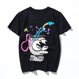 Men's T Shirts Brainstorming Novelty Funny Shirt Men Casual Cotton Letter Printed Women'sT-shirt Tee Homme