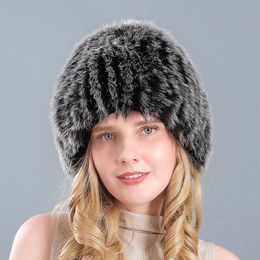 Berets Women Thicken Warm In The Winter Imitation Fur Hat Outdoor Ski Fashion Leisure Comfortable Soft