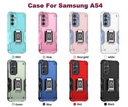 Hybrid Phone Cases For Samsung S23 PLUS S22 Ultra S21 A34 A54 A14 A72 A33 A53 A73 A13 5G iphone 14 pro max 13 Magnetic Ring Holder Shockproof Armor