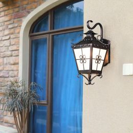 Wall Lamp European Outdoor Waterproof Courtyard Garden Villa Rooftop Terrace At The Gate