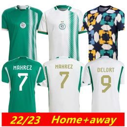 20222 2023 Algerie Mens Soccer Jerseys SLIMANI MAHREZ FEGHOULI BENNACER ATAL Algeria Home Away Football Shirts Short Sleeve Uniforms