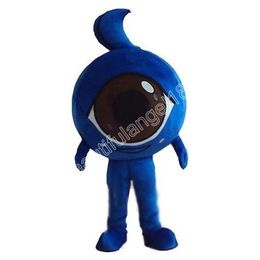 Hot Sales Blue Eye Mascot Costume Cartoon Character Outfit Suit Halloween Adults Size Birthday Party Outdoor Outfit Charitable