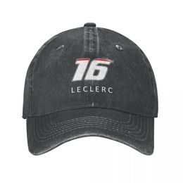 s Charles Leclerc Signature Graphic Dark Cap Cowboy Hat hat vintage man luxury Golf Hats 230322
