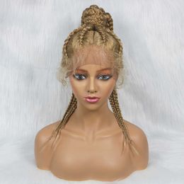 Ponytail hair 24 "Braided Lace Synthetic wig230323