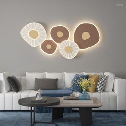 Wall Lamp Chinese Led Sconce For Living Room Sofa Background Bedroom Bedside Decorative Lighting Lamps Mural With Light