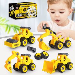 Children Toy Engineering Car DIY Disassembly Educational toys Detachable Children's gifts