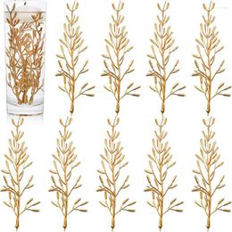 Decorative Flowers 24Pcs Artificial Anti Gold Are Used To Decorate Various Places Of The Wedding Party For Home Dining Room Decoration