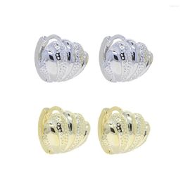 Hoop Earrings Gold Colour Summer Beach Selling Fashion Jewellery Sea Shell Huggie Earring For Women