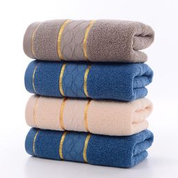 Towel British Style Fashion Cotton Jacquard Washcloth Mountaineering Camping School Dormitory Portable Cleaning Face Couple GiftTowel