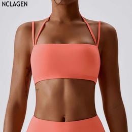 Camisoles Tanks NCLAGEN Fitness V Tight Quidrying Training Women Yoga Outdoor Running Sports Bra Gym Sport Pushup Tank Breaable Top Z0322