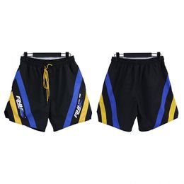 23ss rhude shorts designer shorts men shorts fashion beach pants men high quality streetwear blue black pants mens shorts size:S-XL