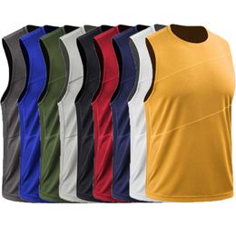 Camisoles Tanks Adult Men Women Running Outdoor Shirts Tight Gym Tank Top Fitness Sleeveless Tshirts Sport Exercise Basketball V Cloes 554 Z0322