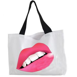 Sublimation Shopping Bags Blank Heat Transfer Printed Handbags Polyester storage Bag with Single Handle Women Bags RRA