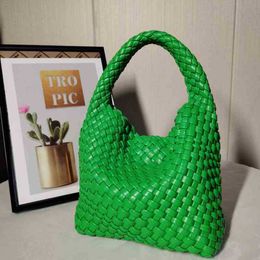 Shoulder Bags Fashion Luxury green Premium Faux Leather casual Woven Handbag Large Capacity Candy Colour Ladies Shoulder Bag handbag 220512