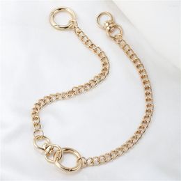 Chains Fashion Simple Gold Color Punk Style Antique Necklace Hip Hop Single Chain Alloy Collar For Women Jewelry Gift