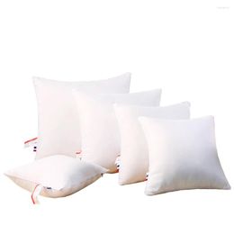 Pillow 40x40/45x45/50x50/65x65/70x70 Pure Colour Cushion Core Throw Inner Filling Home Decor Supplies For Beds White