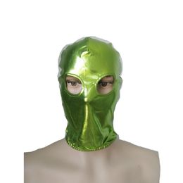 Costume Accessories Halloween Masks Cosplay Costumes Shiny Metallic Mask open eyes Adult unisex Zentai Costumes Party Accessories