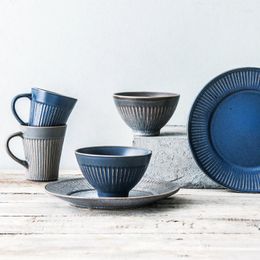 Dinnerware Sets Nordic Ceramic Tableware Household Rice Bowl Steak Dinner Plate Creative Net Red