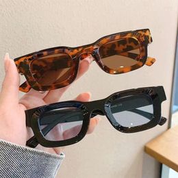 Sunglasses Vintage Square Polarised Fashion Sun Glasses Brand Design One-piece Lens Eyewear UV400