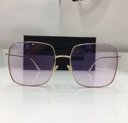 Gold Metal Pink Square Sunglasses for Women Men Sun Shades Designers Sunglasses Occhiali da sole UV400 Protection Eyewear