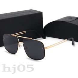 Oval mens sunglasses designer shades glasses sun protect brown black metal lunette de soleil outdoor driving fishing oval sunglasses unisex PJ060 C23