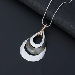 Pendant Necklaces Chunky Pendants For Women Jewelry Long Necklace Big Jewellery Suspension & Alloy Chokers Goth Chains 2023