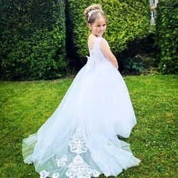 Girl Dresses Child Flower Kids Princess Dress For Girls Wedding Party First Communion 2023 Robe Princesse Fille