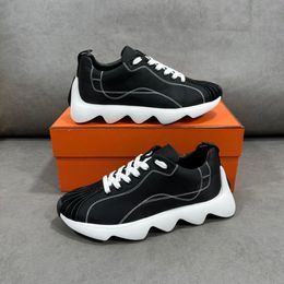 2023 Fashion Envol Sneaker Shoes For Men BLACK Skateboard Light Sole Technical Comfort Lace Up Man White Casual Walking Shoe EU38-46.BOX