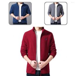 Men's Jackets Soft Stylish Casual Winter Male Jacket Printed Men Coat Stand Collar For Outdoor