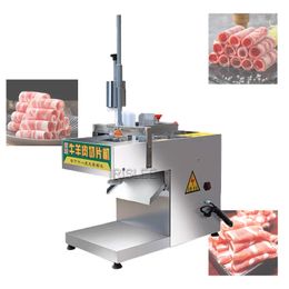 Electric Cnc Beef Rolling Cutter Mutton Slicer Mutton Rolling Cutter Frozen Meat Shaping Machine