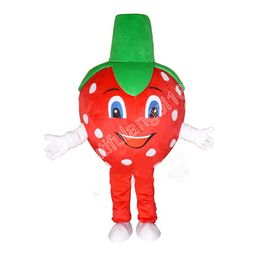 Christmas strawberry Mascot Costume Cartoon Character Outfit Suit Halloween Adults Size Birthday Party Outdoor Outfit Charitable