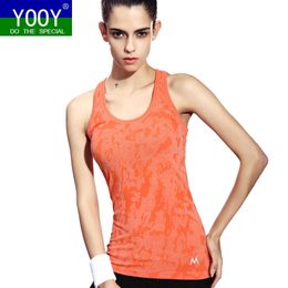 Camisoles Tanks Women Yoga Shirts Cloing for Sport Fitness Sleeveless T Shirt Ladies Gym Running Women's Qui Dry Tees Female Yoga Tops V Z0322