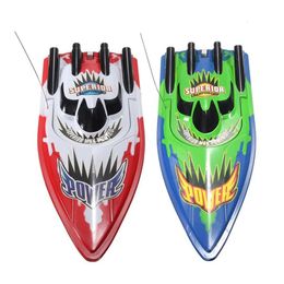 Electric RC Car RC Boat High Speed Racing Rechargeable Batteries Remote Toys Two Gifts Control For Children Christm Kids Colours H7T5 230323
