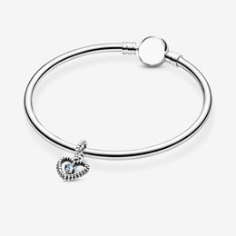 Blue String charms Bracelets earrings Constellation Pendant Beads DIY fit Pandora bangle Ladies Designer Jewellery women Holiday Gift