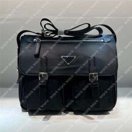 Luxurys Mens Cross Body Bag Nylon Designers Messenger Bag Womens Fashion Casual Crossbody Bags Unisex Zipper And Hasp Briefcase